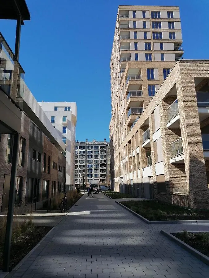 אוסטנדה Bartine - Modern And Spacious Flat Near The Sea, Free Parking Space