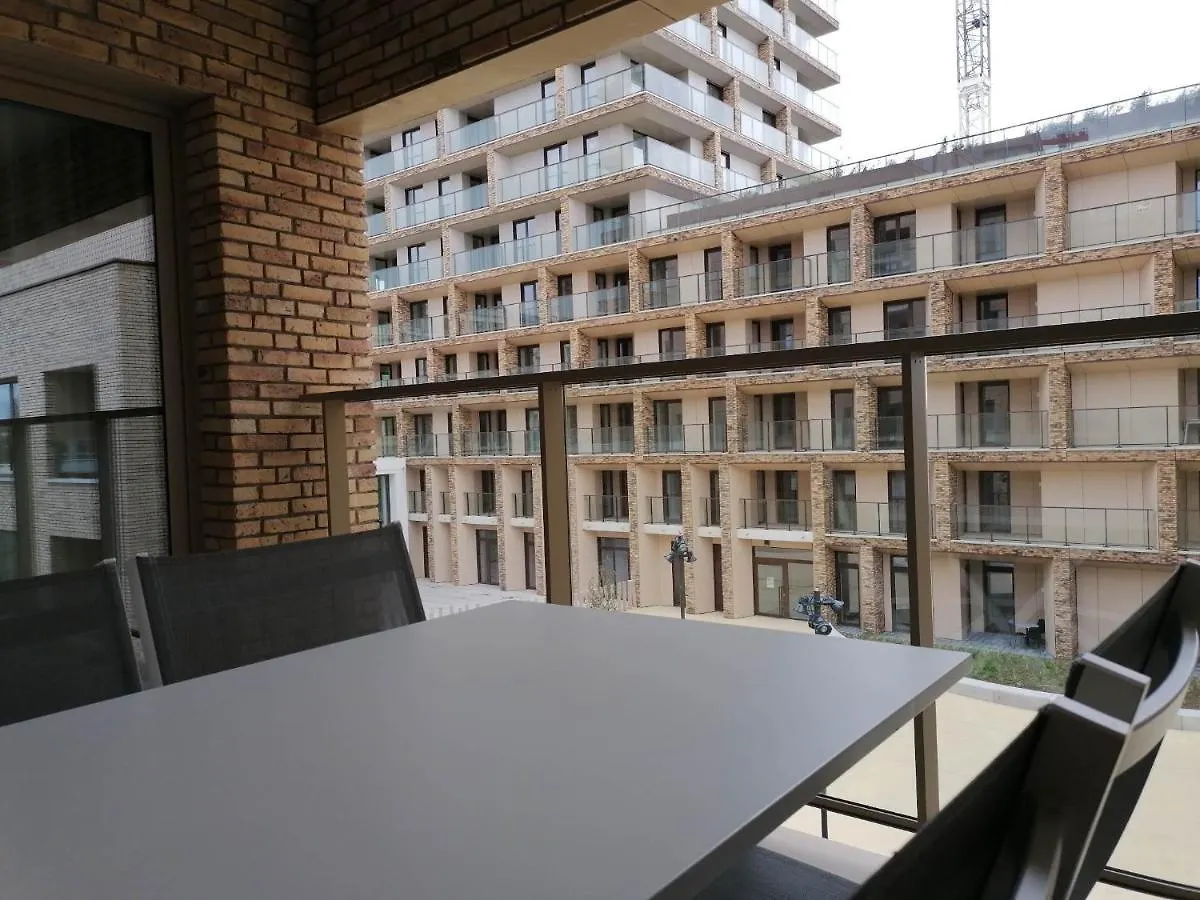 Апартаменты Bartine - Modern And Spacious Flat Near The Sea, Free Parking Space Остенде Бельгия